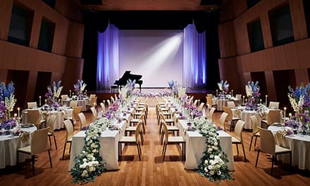 写真:パーティ会場